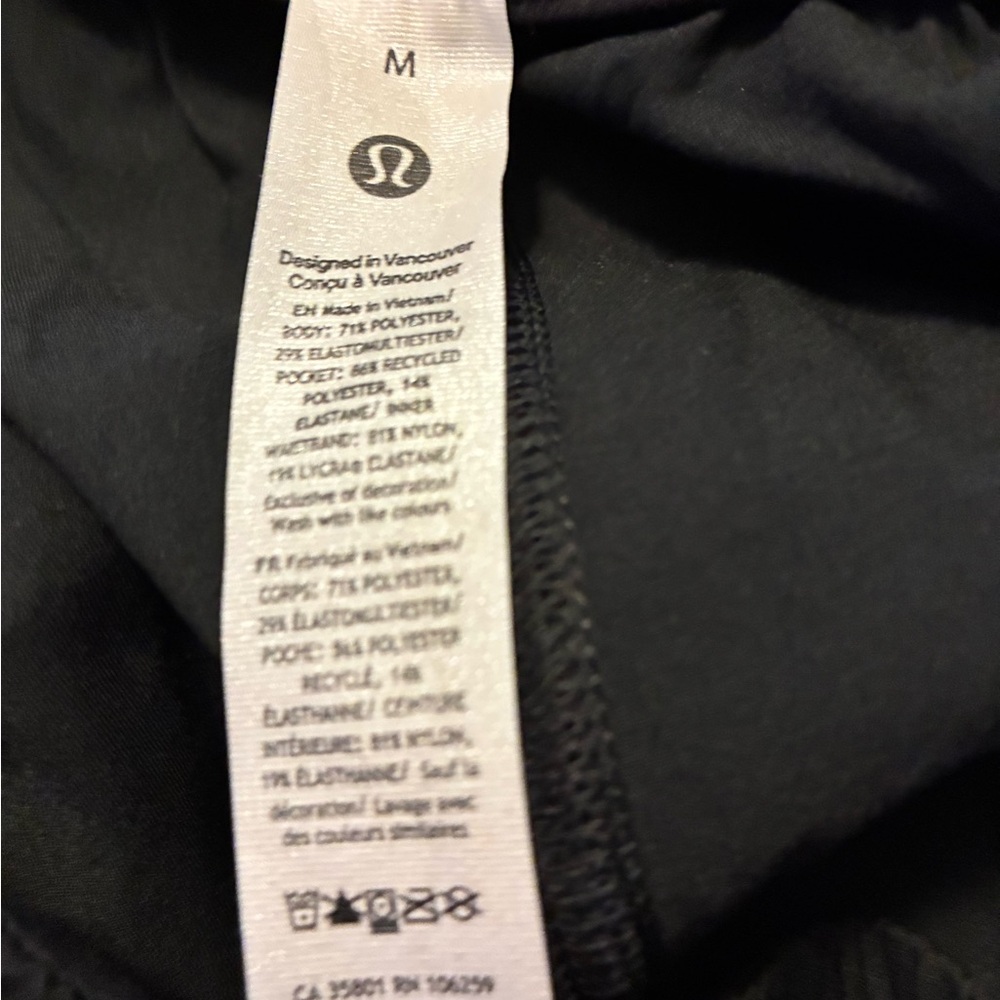NWT Lululemon Cinchable Waist HR Woven Short 3.5” 🆕 Black - Picture 3 of 9